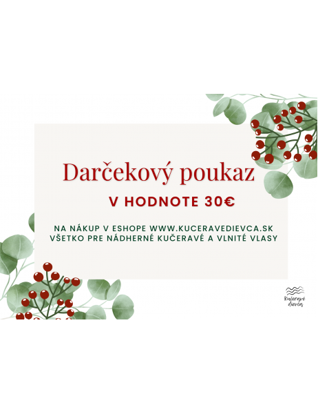 Darčekový poukaz 30€